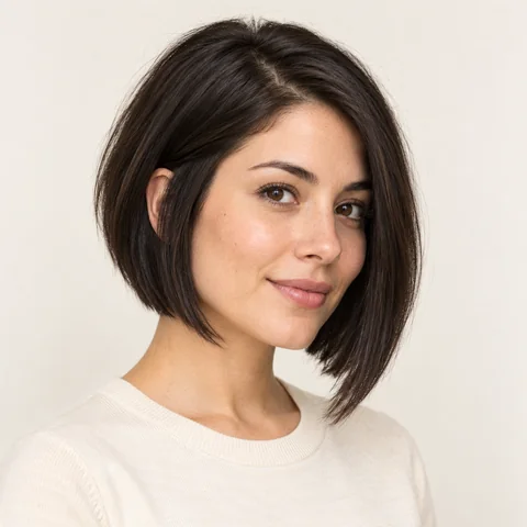 Angled Bob hairstyle example