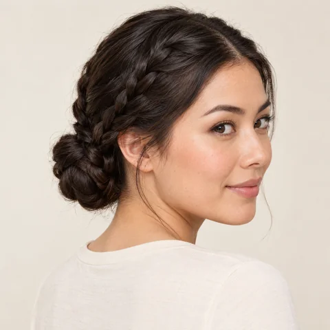 Ballerina Braids hairstyle example