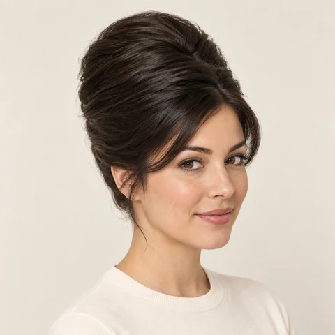 Beehive hairstyle example
