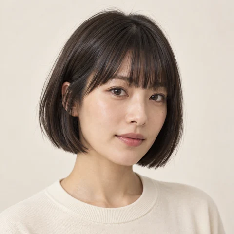 Bob with Bangs hairstyle example