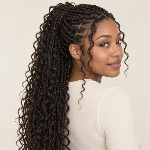 Bohemian Braids hairstyle example