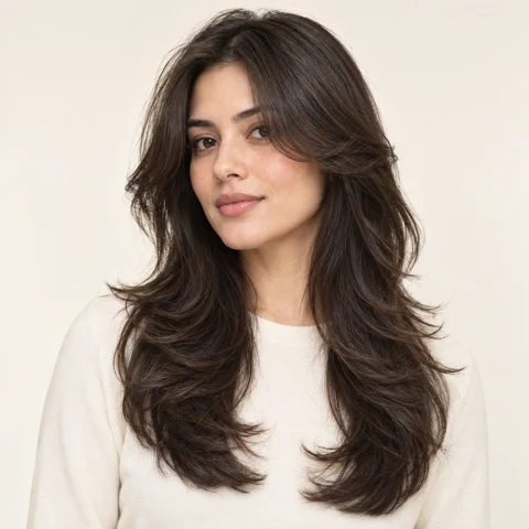 Butterfly Cut hairstyle example