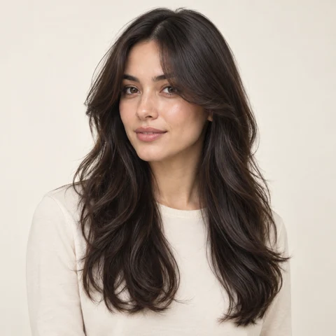 Curtain Bangs hairstyle example