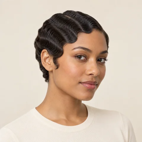 Finger Waves hairstyle example