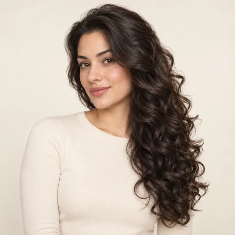 Glamorous Waves hairstyle example
