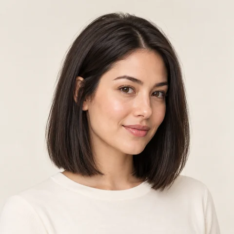 Lob hairstyle example