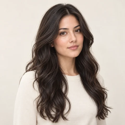 Long Wavy Hair hairstyle example