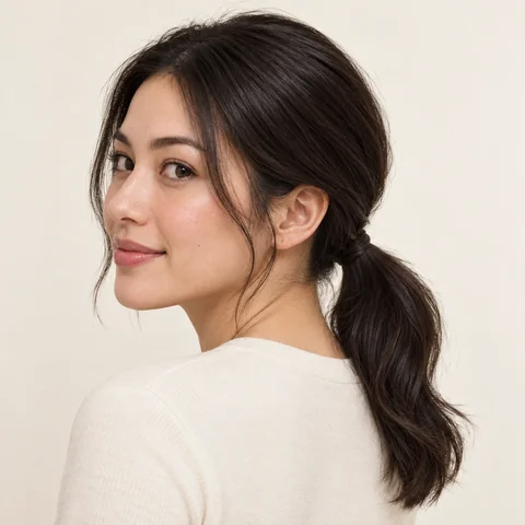 Low Ponytail hairstyle example