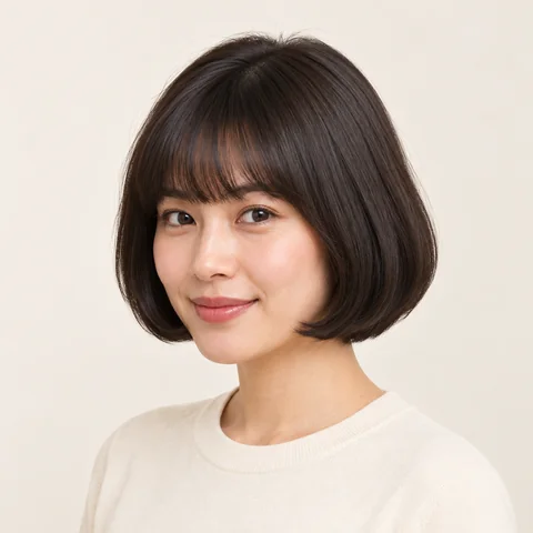 Pageboy hairstyle example