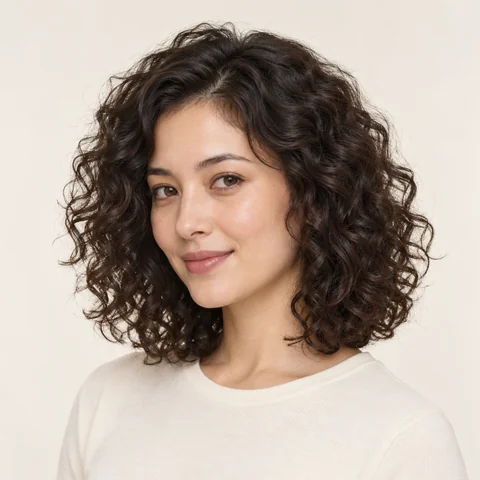 Perm hairstyle example