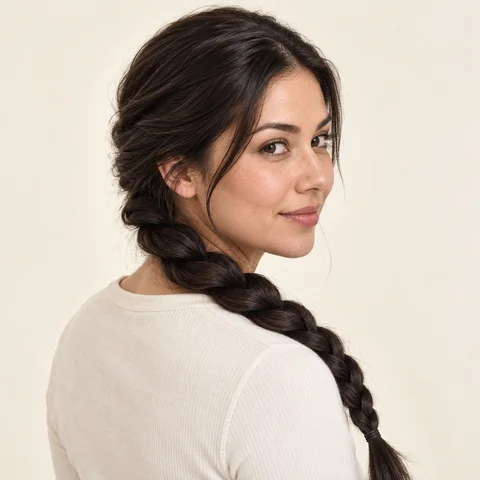 Rope Braid hairstyle example