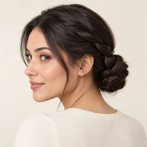 Twisted Bun hairstyle example