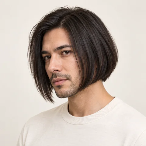 Angled Bob hairstyle example