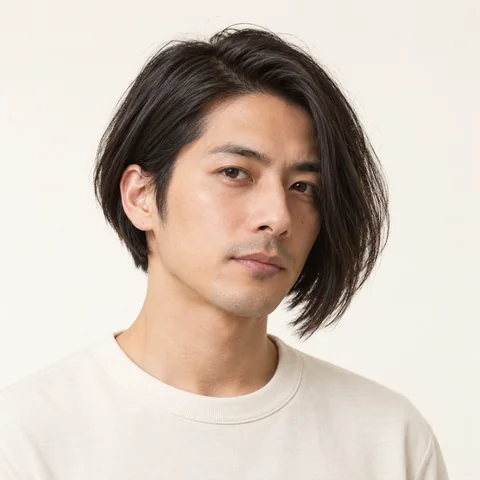 Asymmetrical Bob hairstyle example