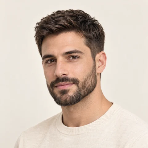 Beard hairstyle example