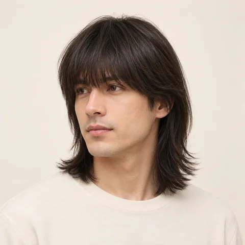 Blunt Bangs hairstyle example
