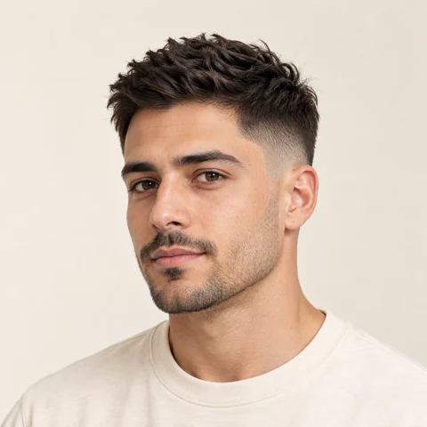 Fade hairstyle example
