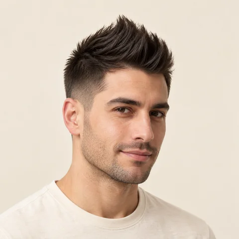 Faux Hawk hairstyle example