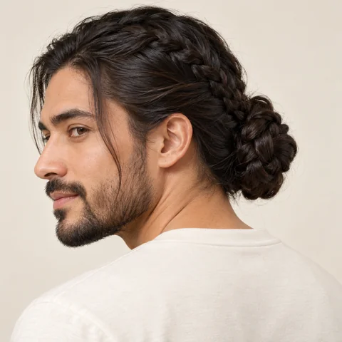 Knotted Updo hairstyle example