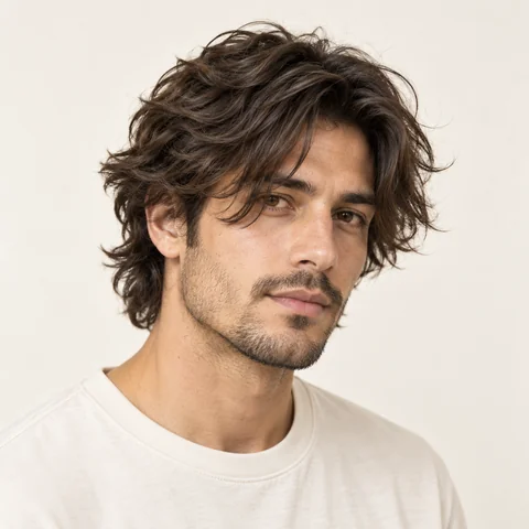 Messy Surfer Cut hairstyle example
