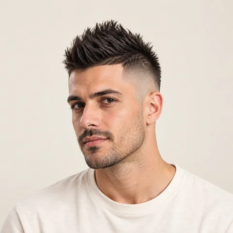 Mohawk Fade hairstyle example