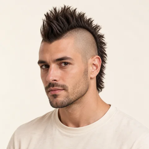 Mohawk hairstyle example