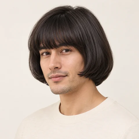 Pageboy hairstyle example