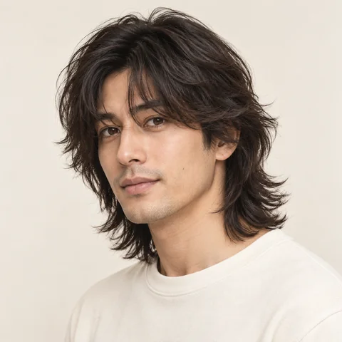 Shag hairstyle example