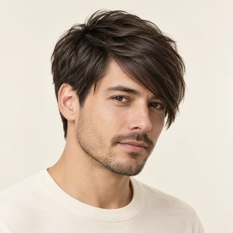 Side-Swept Bangs hairstyle example