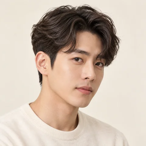 Textured Comma hairstyle example