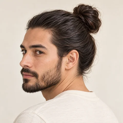 Updo hairstyle example
